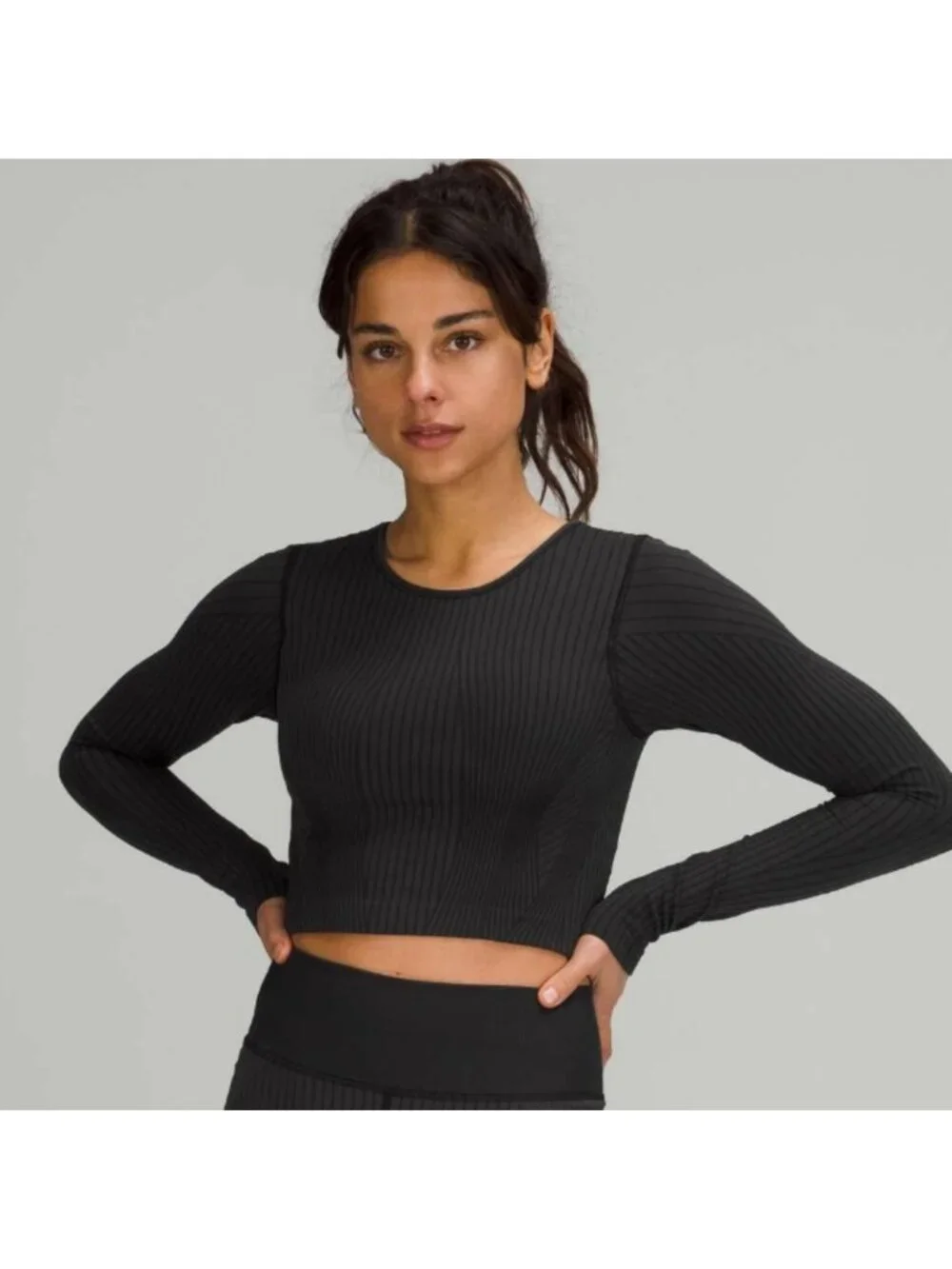 Lululemon Ebb to Street Long Sleeve Black